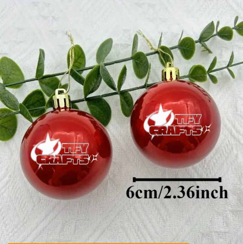 Personalized Engraved Christmas Baubles - Luxury Gifts & Decoration - - Perfect for Netherlands Christmas