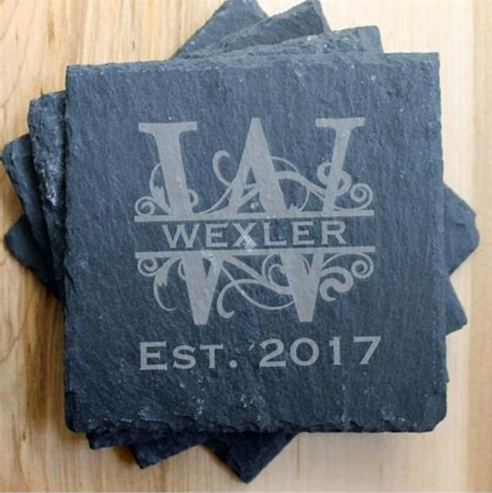 Slate coaster