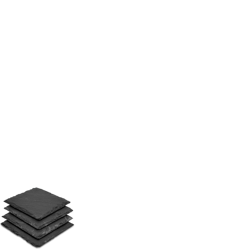 Slate coaster